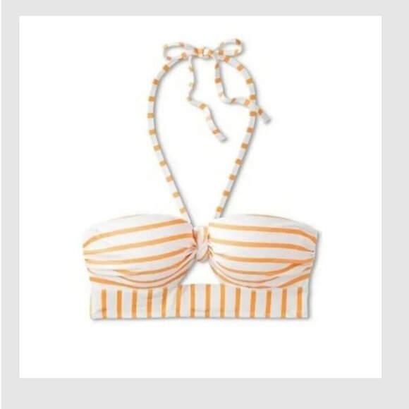 Shade & Shore Other - Shade Shore Lightly Lined Tunneled Front Keyhole Bikini Top - 36D